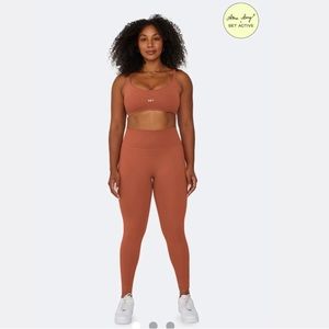 SET ACTIVE Luxform Leggings Medium Terracotta